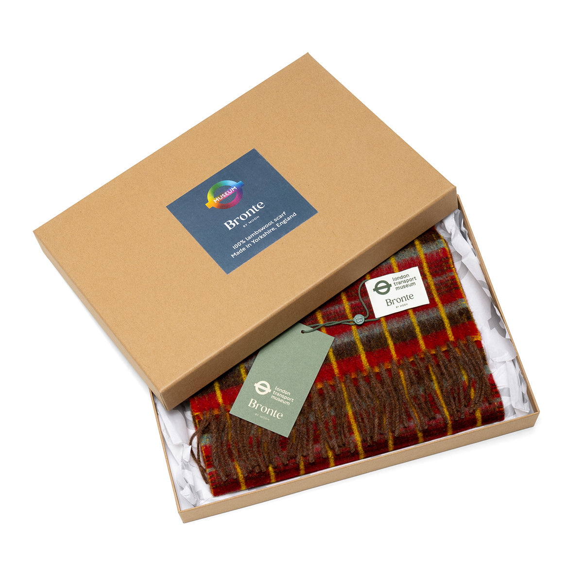 Routemaster Moquette Design Lambswool Scarf