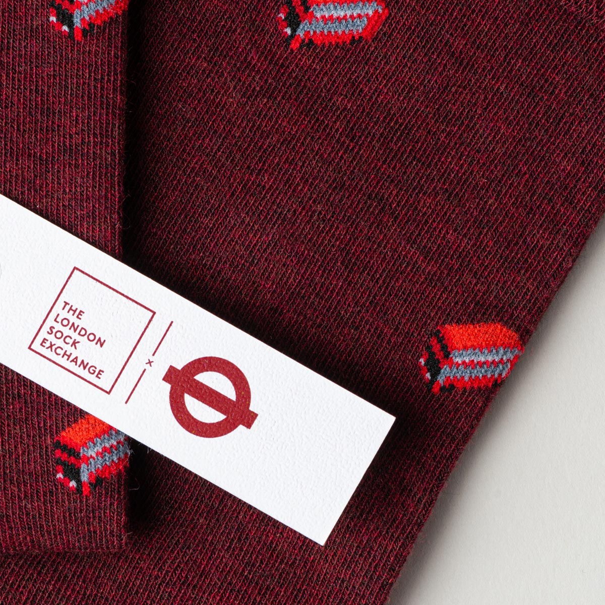 The London Sock Exchange Routemaster Bus Socks