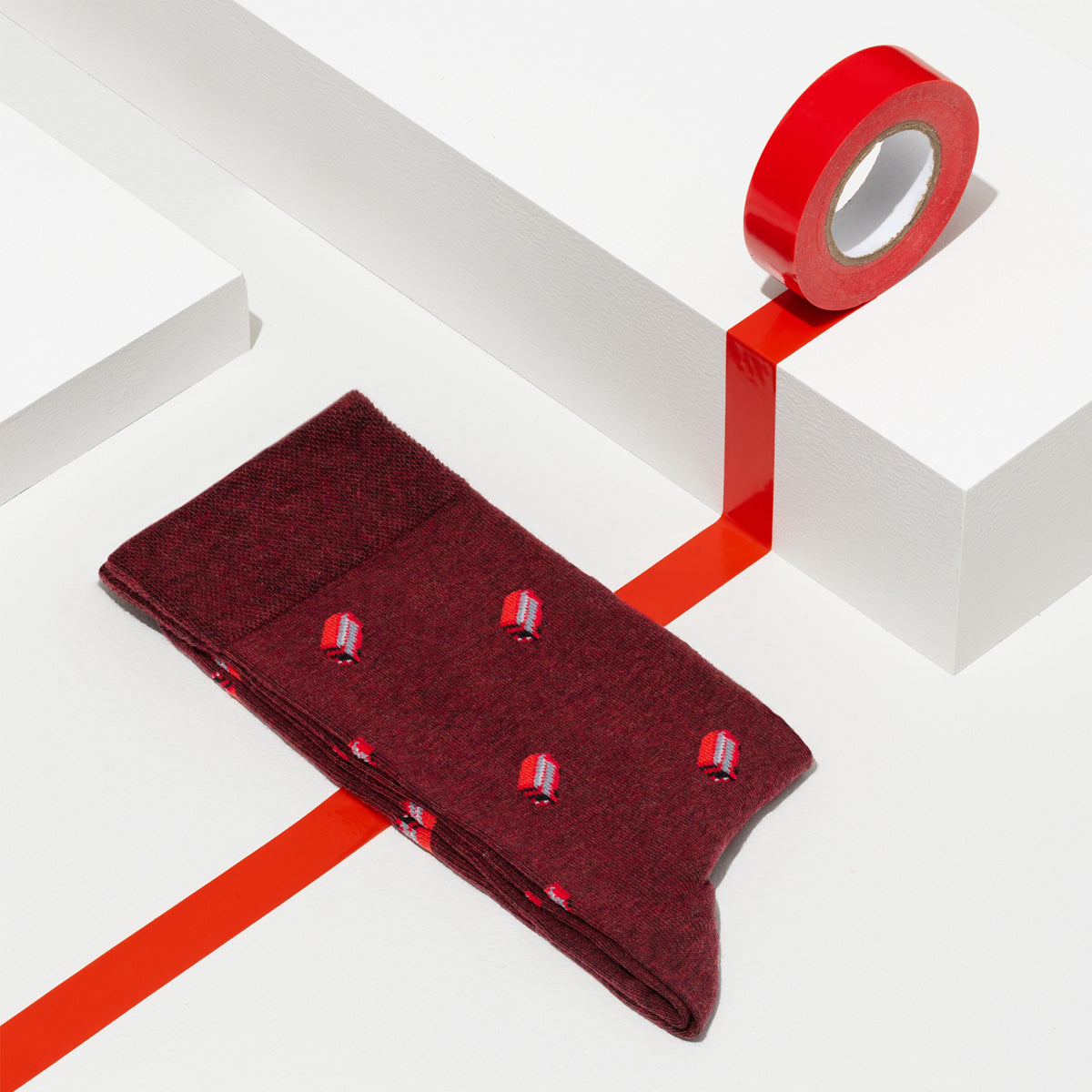 The London Sock Exchange Routemaster Bus Socks
