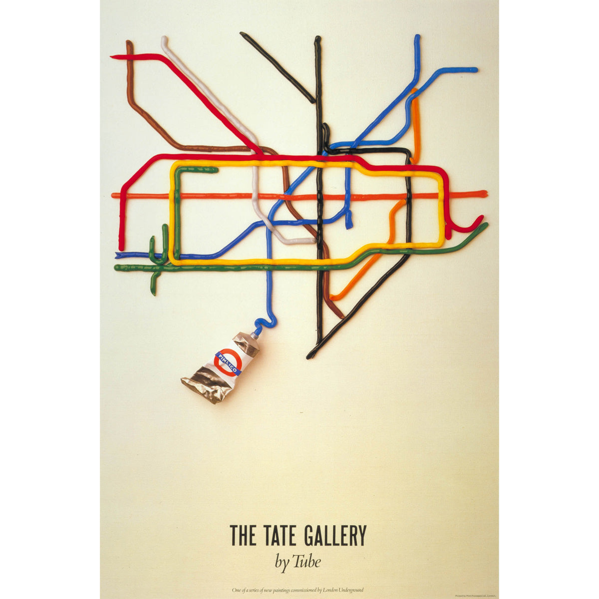 Tate Gallery by Tube 30x40 print