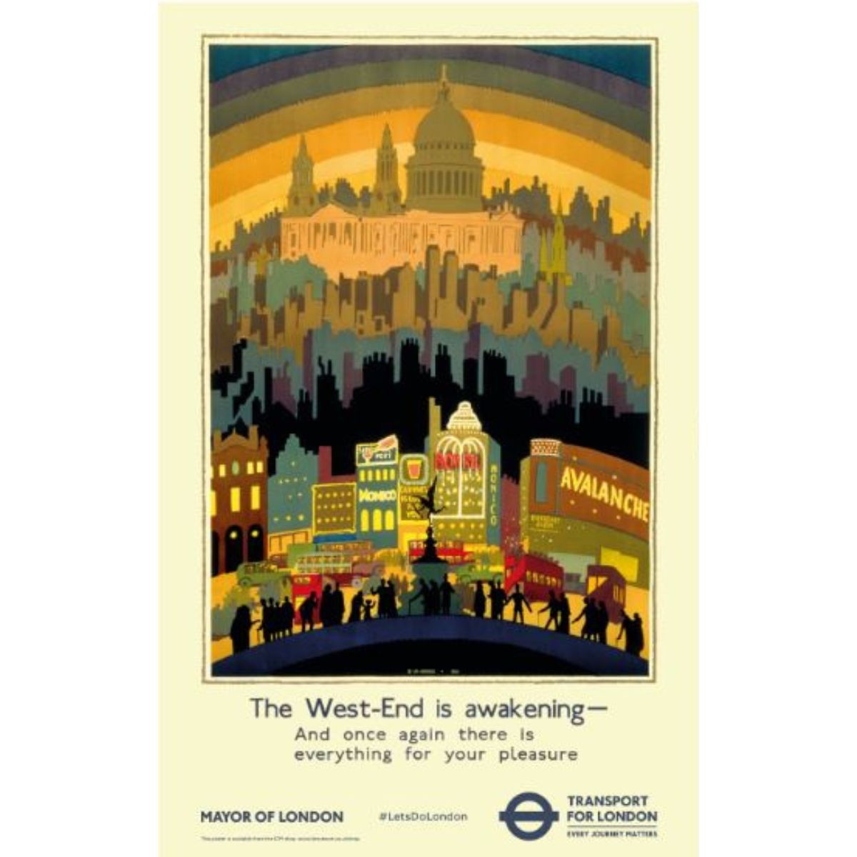 The West-End is Awakening 30x40 print 