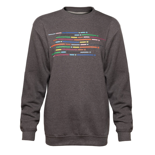 Organic Cotton Tube Lines Sweatshirt