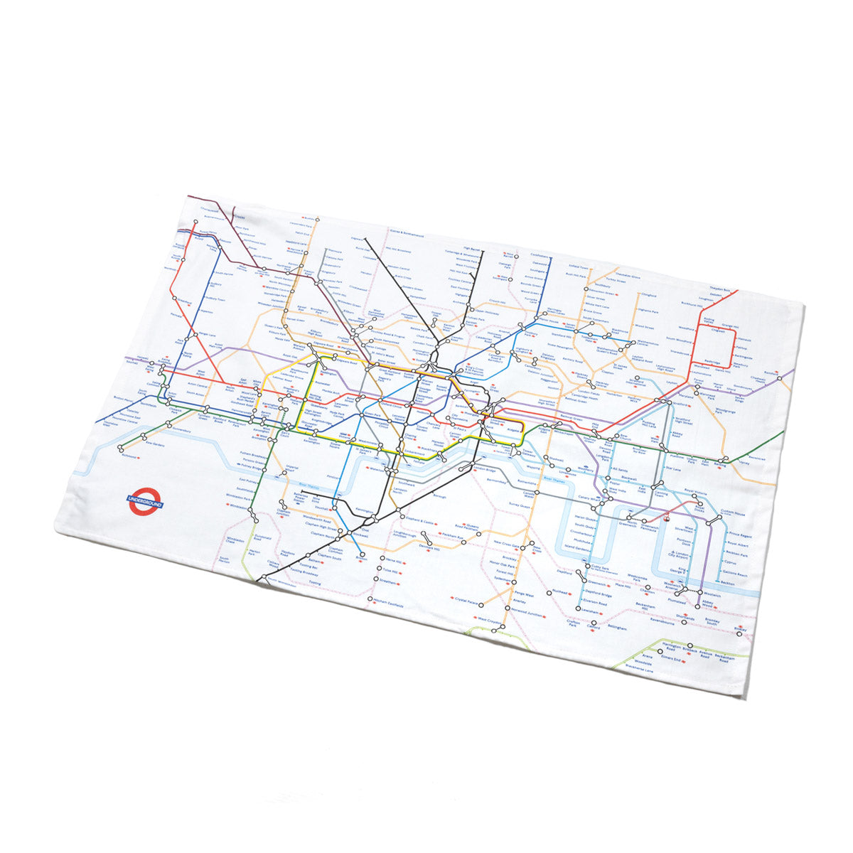 Tube Map Tea Towel