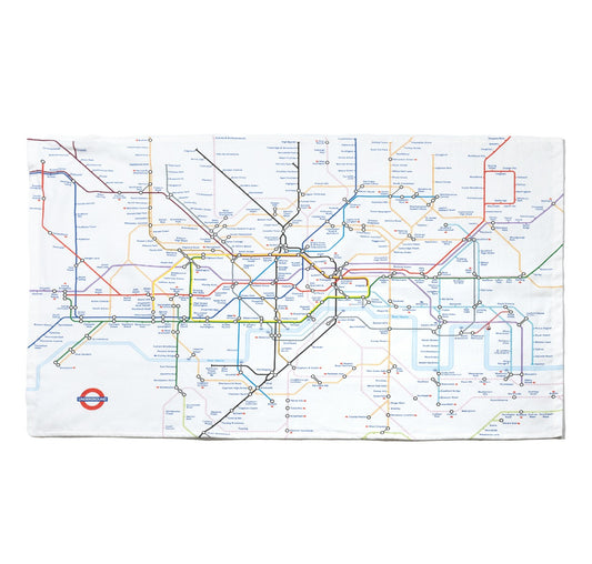 Tube Map Tea Towel