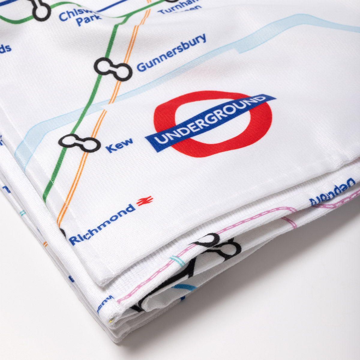 Tube Map Microfibre Beach Towel